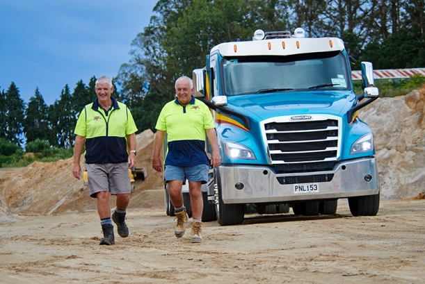 Waikato Bobcat and Digger Services Freightliner