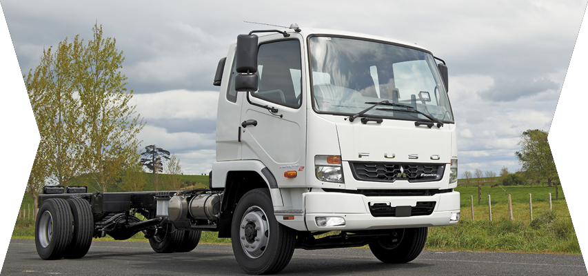 FUSO Fighter medium duty truck looks great on the road