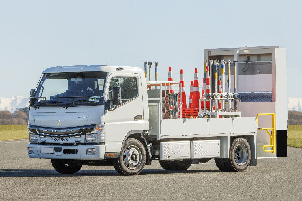 2025 eCanter Traffic Electric Truck with Arrowboard - 100% EV