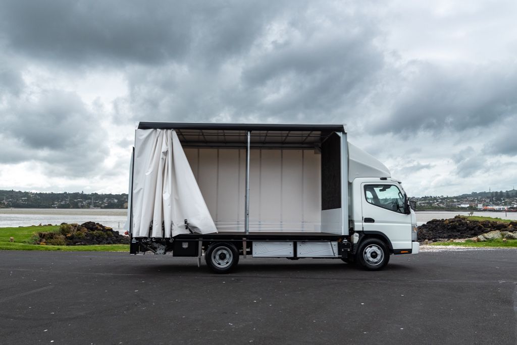 2023 eCanter Electric Curtainsider -100% EV