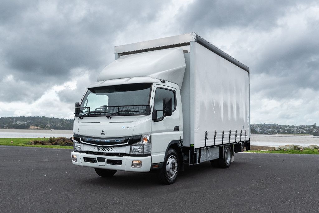 2025 FUSO eCanter Electric Curtainsider -100% EV