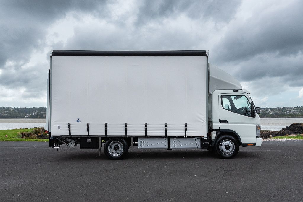 2025 FUSO eCanter Electric Curtainsider -100% EV