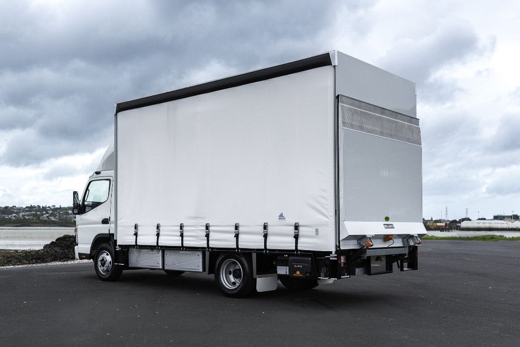 2025 FUSO eCanter Electric Curtainsider -100% EV