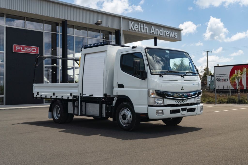 2025 FUSO eCanter Electric Toolbox Tipper - 100% EV