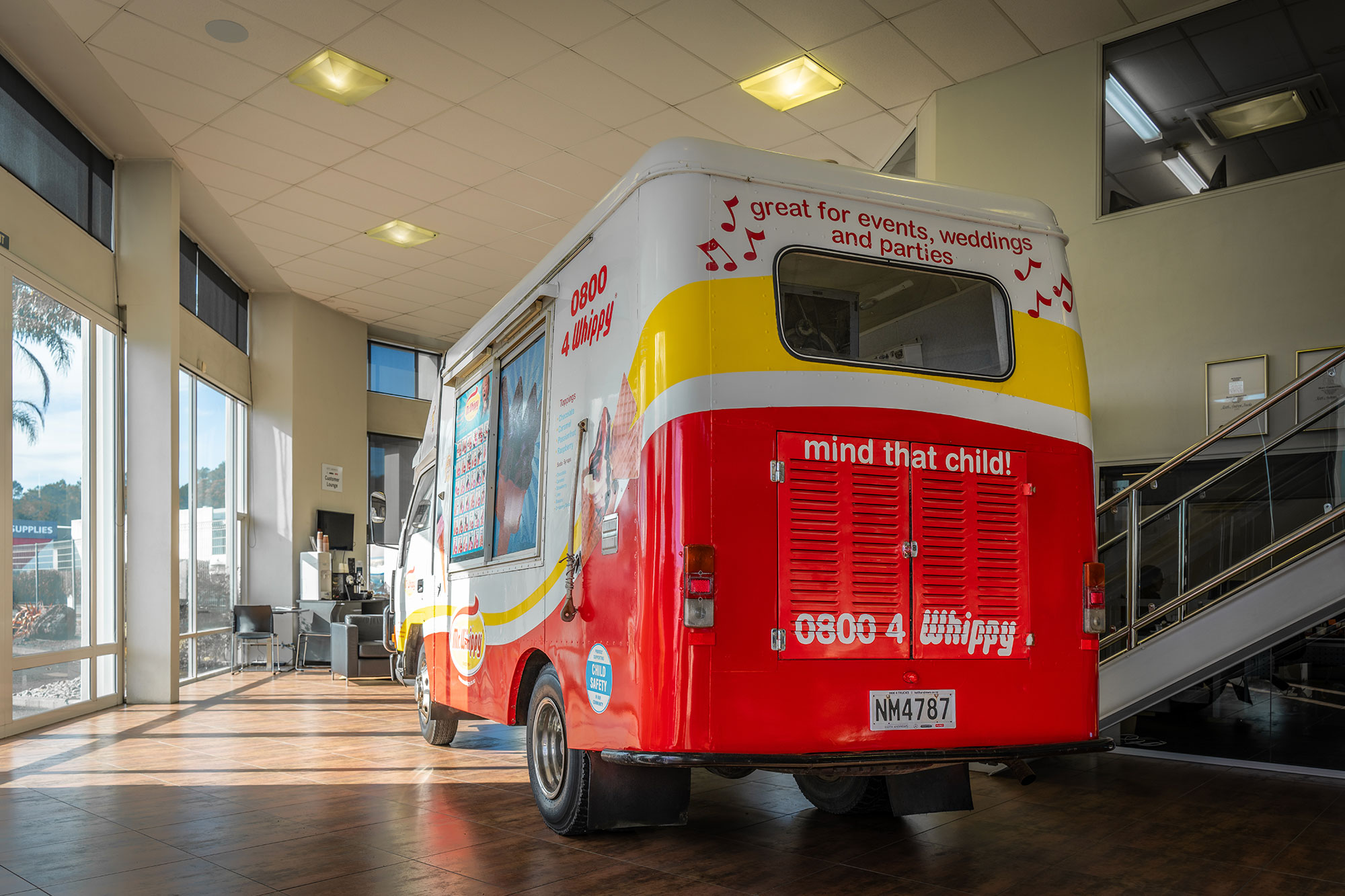 A Mr Whippy FUSO Canter at Keith Andrews Whangarei