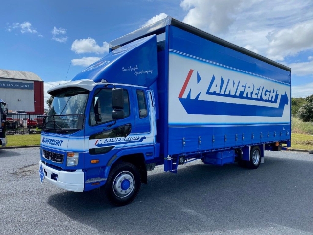 2023 Fuso FK1428M 14 Pallet Mainfreight Curtainsider