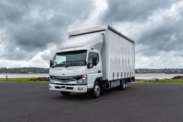 2023 eCanter Electric Curtainsider -100% EV