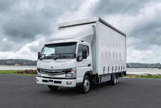 2025 FUSO eCanter Electric Curtainsider -100% EV
