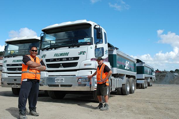 John Fillmore Contracting FUSO trucks