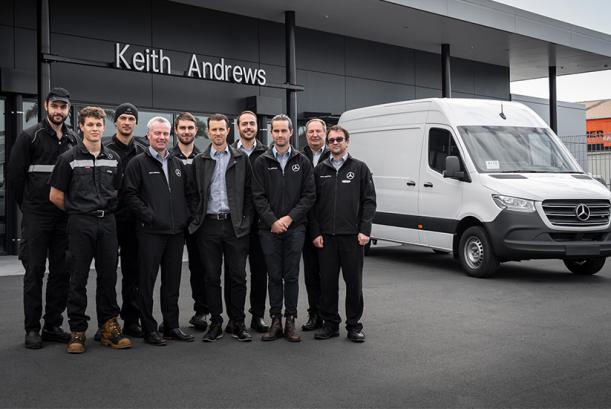 Keith Andrews named as new authorised Mercedes-Benz Vans sales, parts and service dealer in Palmerston North