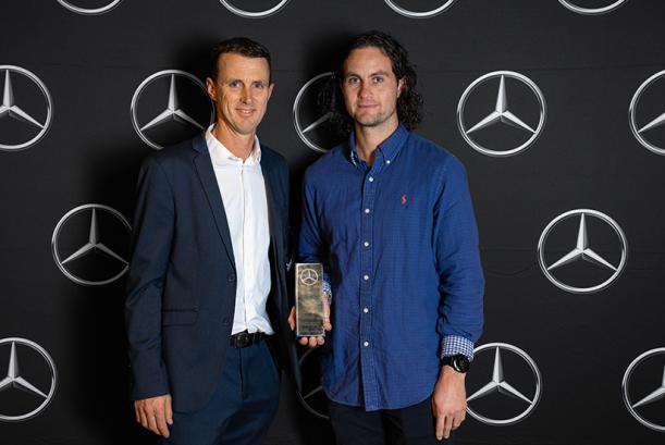 Keith Andrews Mac Sykes won Mercedes-Benz Service Manager of the Year  