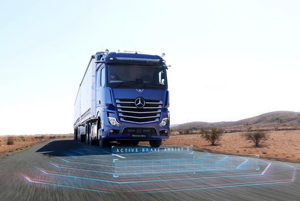 Daimler’s advance safety features keep drivers, passengers and other road users safe 