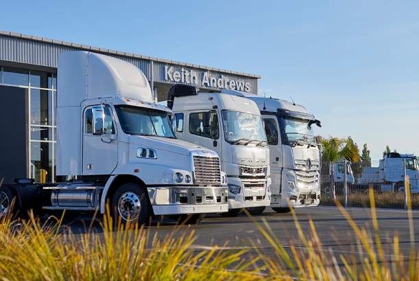 Keith Andrews now selling Daimler Trucks in the South Island